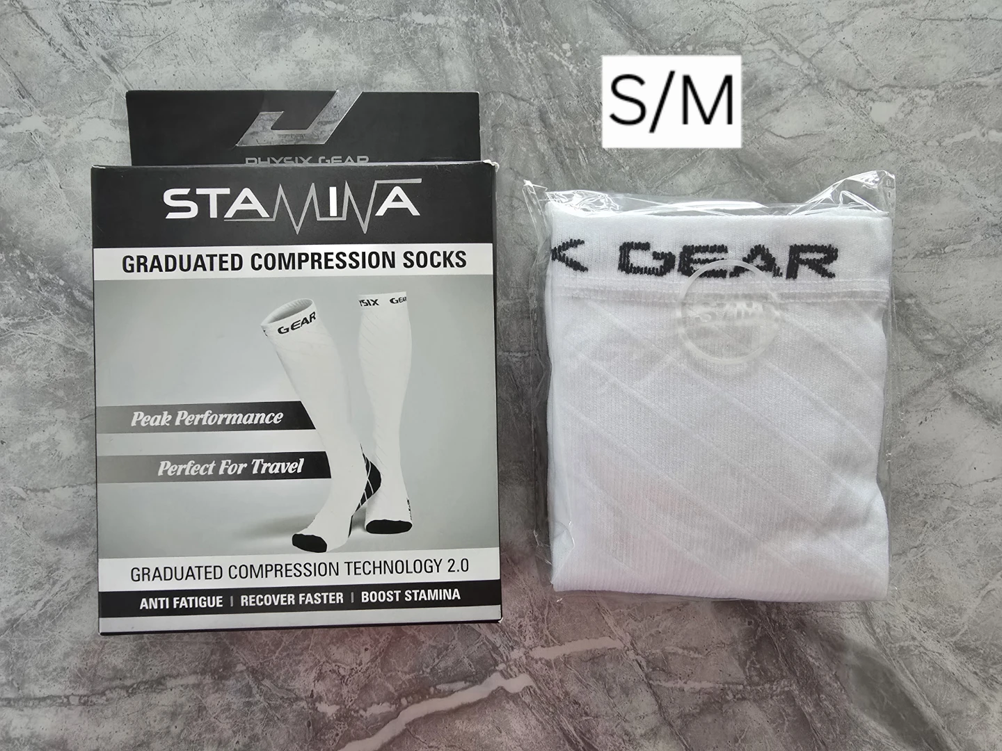 S/M-Physix Gear Sport Compression Socks Women & Men - photo 2