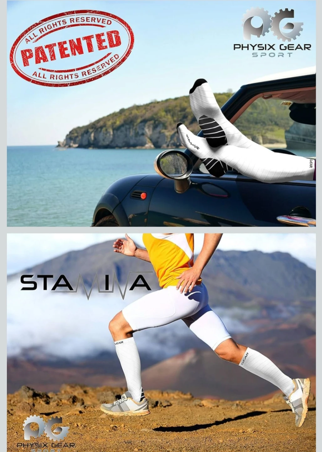 S/M-Physix Gear Sport Compression Socks Women & Men - photo 3
