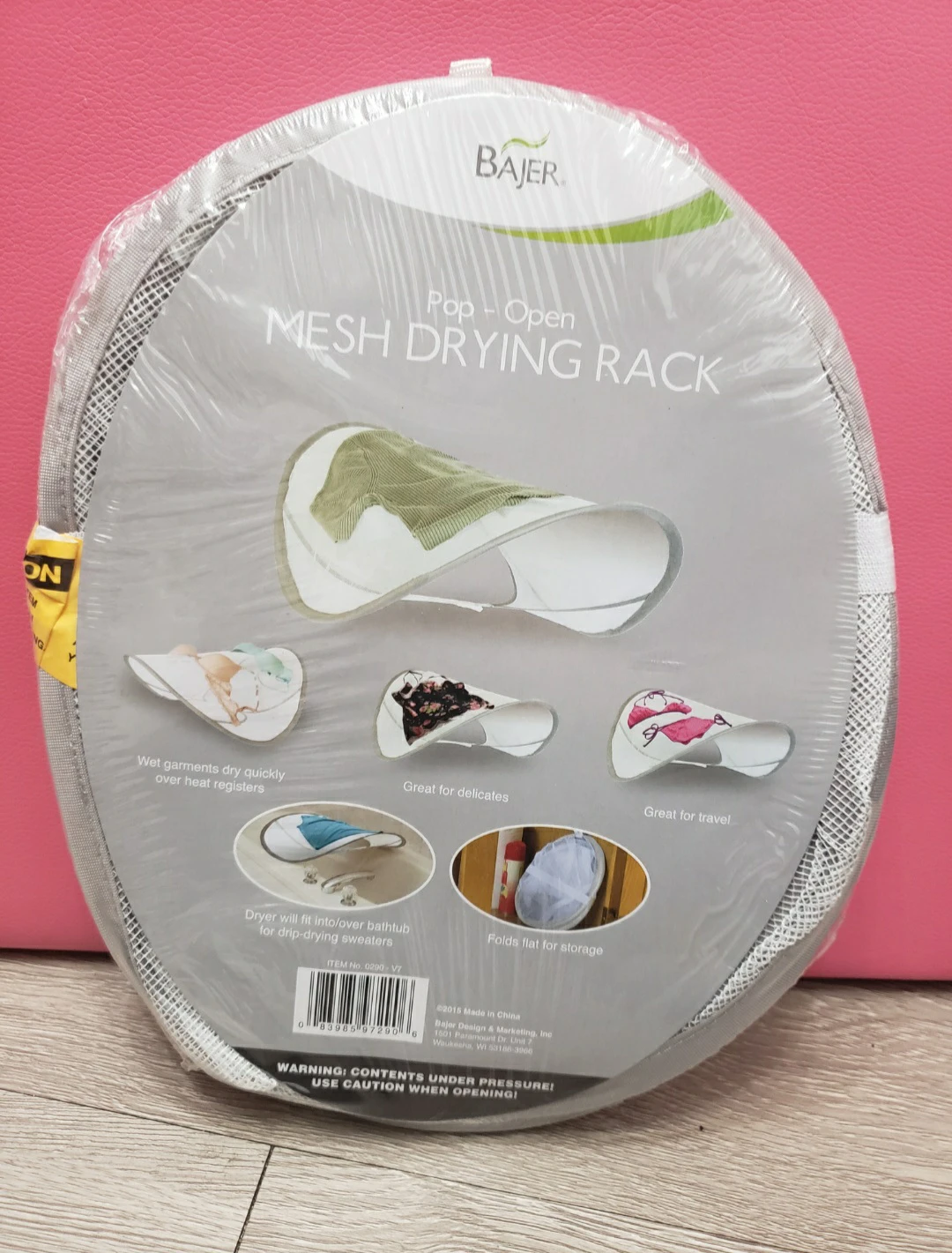 BAJER Pop-Open Mesh Drying Rack - photo 2