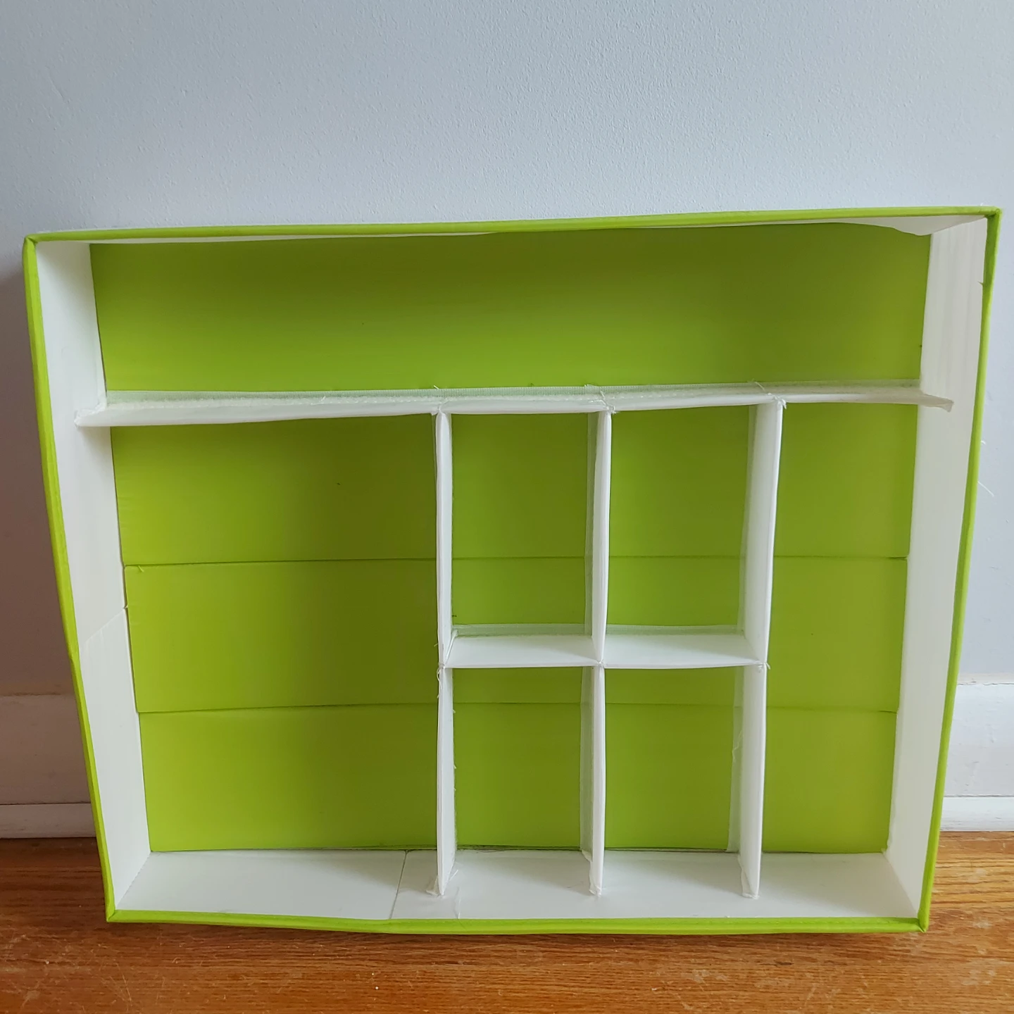 2 x IKEA Drona - Green and White Fabric Drawer Organizer - photo 2
