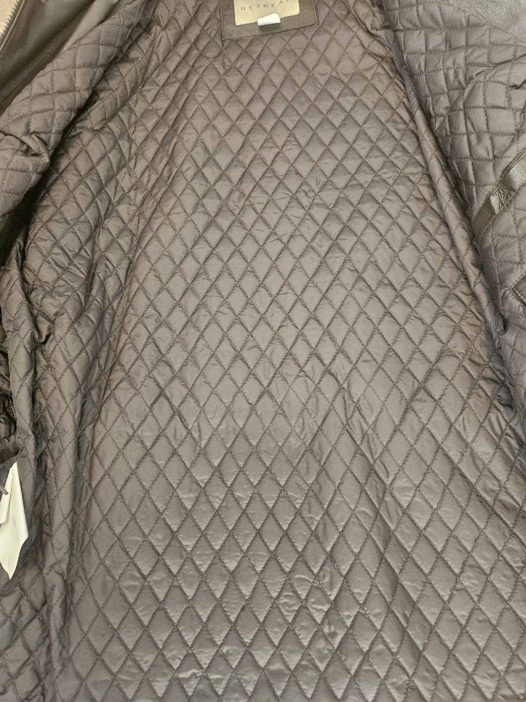 RETREAT Dark Brown Leather Jacket - Men's Medium 🥕 - photo 3