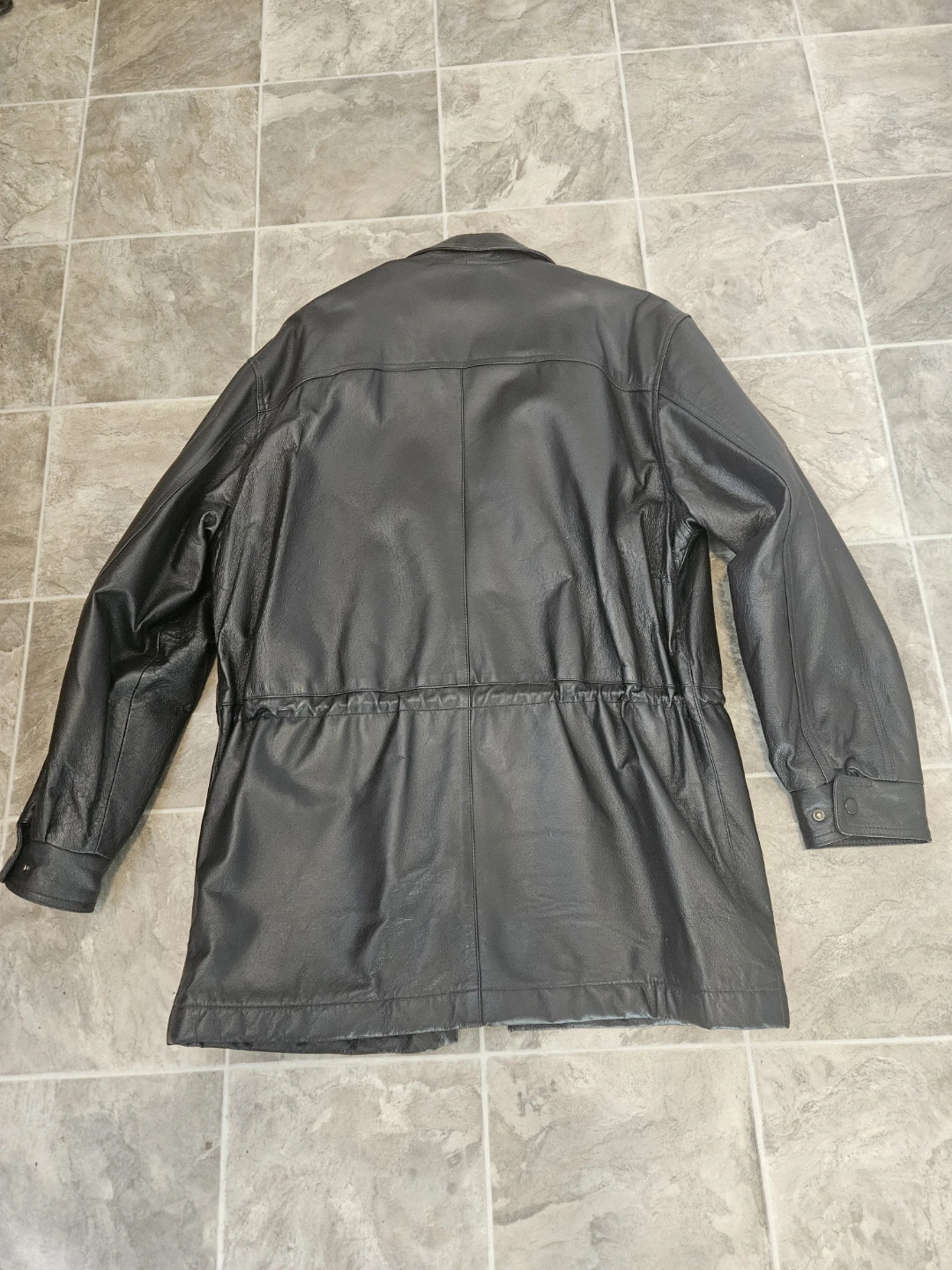 RETREAT Dark Brown Leather Jacket - Men's Medium 🥕 - photo 5