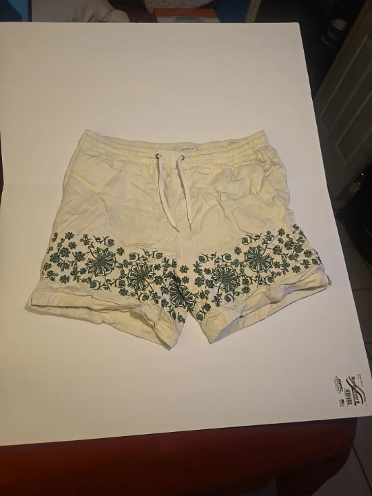 PacSun Cream Embroidered Shorts - photo 2