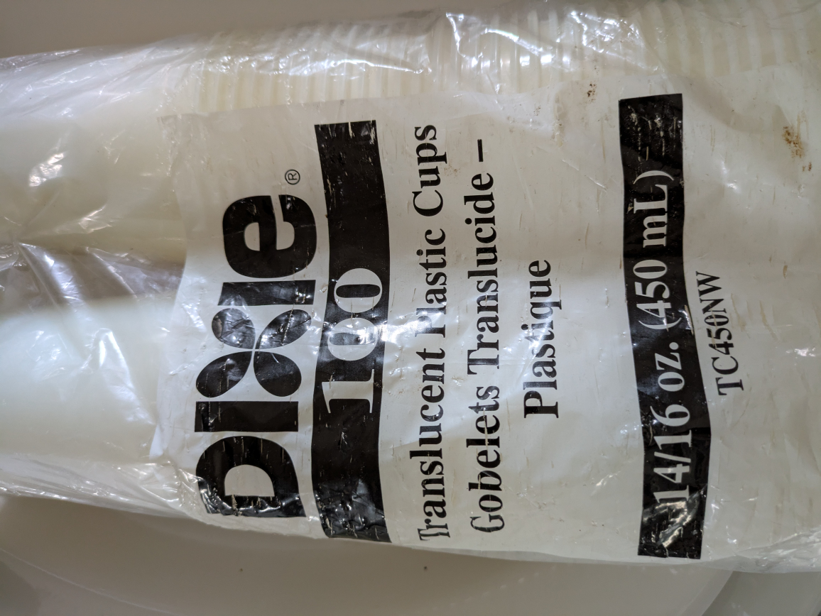 🏆 BRAND NEW DIXIE 16 ounce translucent plastic cups  100 count