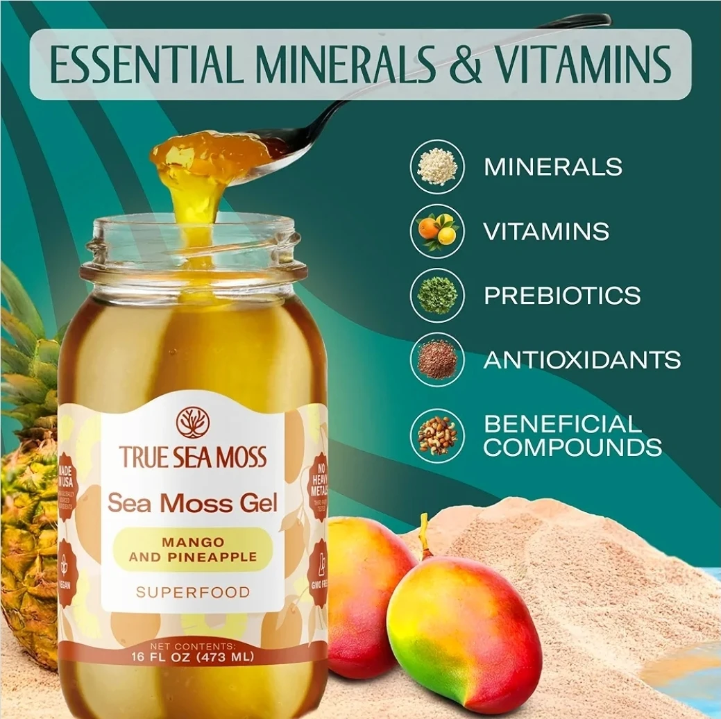Sea Moss Gel - Mango & Pineapple Superfood - photo 5