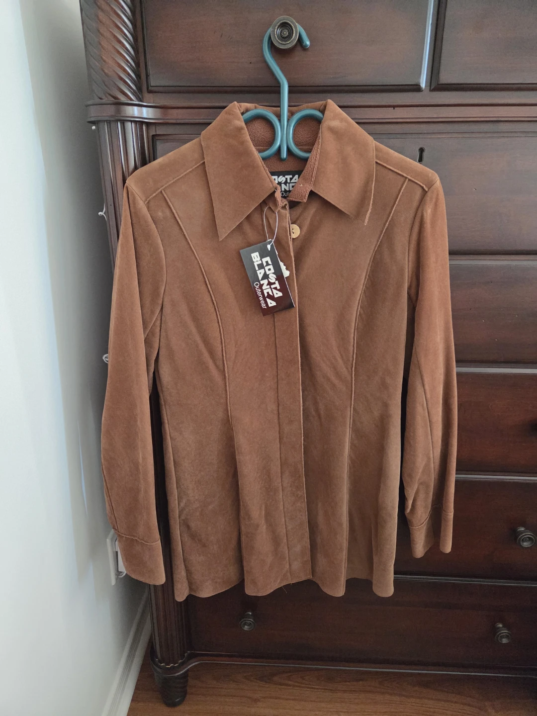 Costa Blanca Outerwear Jacket - Brown, Size M/M