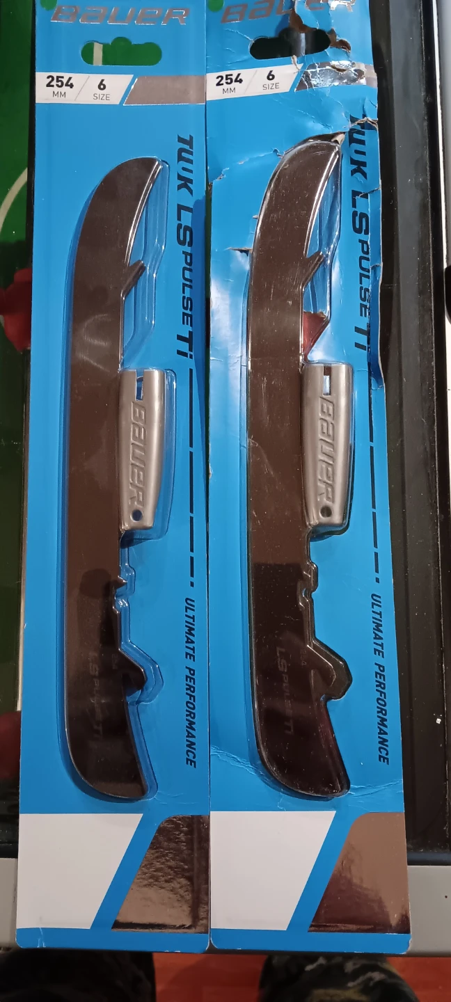 Bauer Tuuk LS Pulse Ti 254mm Hockey Skate Blades Size 6