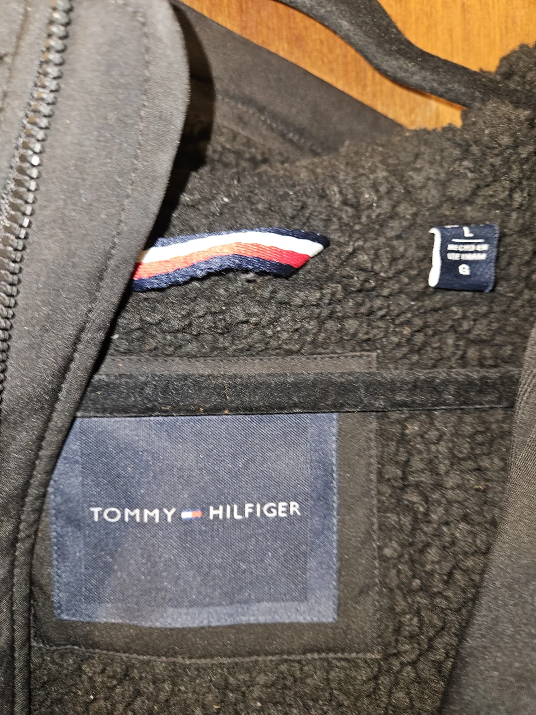 Tommy Hilfiger Men's Sherpa Lined Hooded Jacket - Black, Size L - photo 2