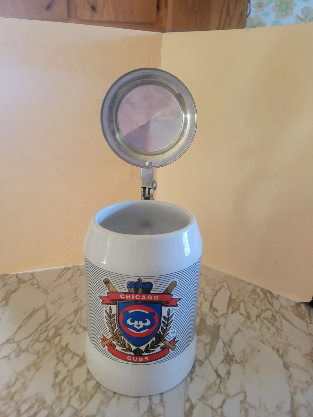 Chicago Cubs Beer Stein with Lid - photo 3