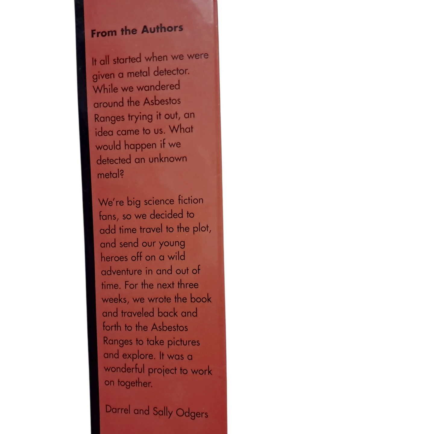Timedetectors Book by Darrel and Sally Odgers - photo 4