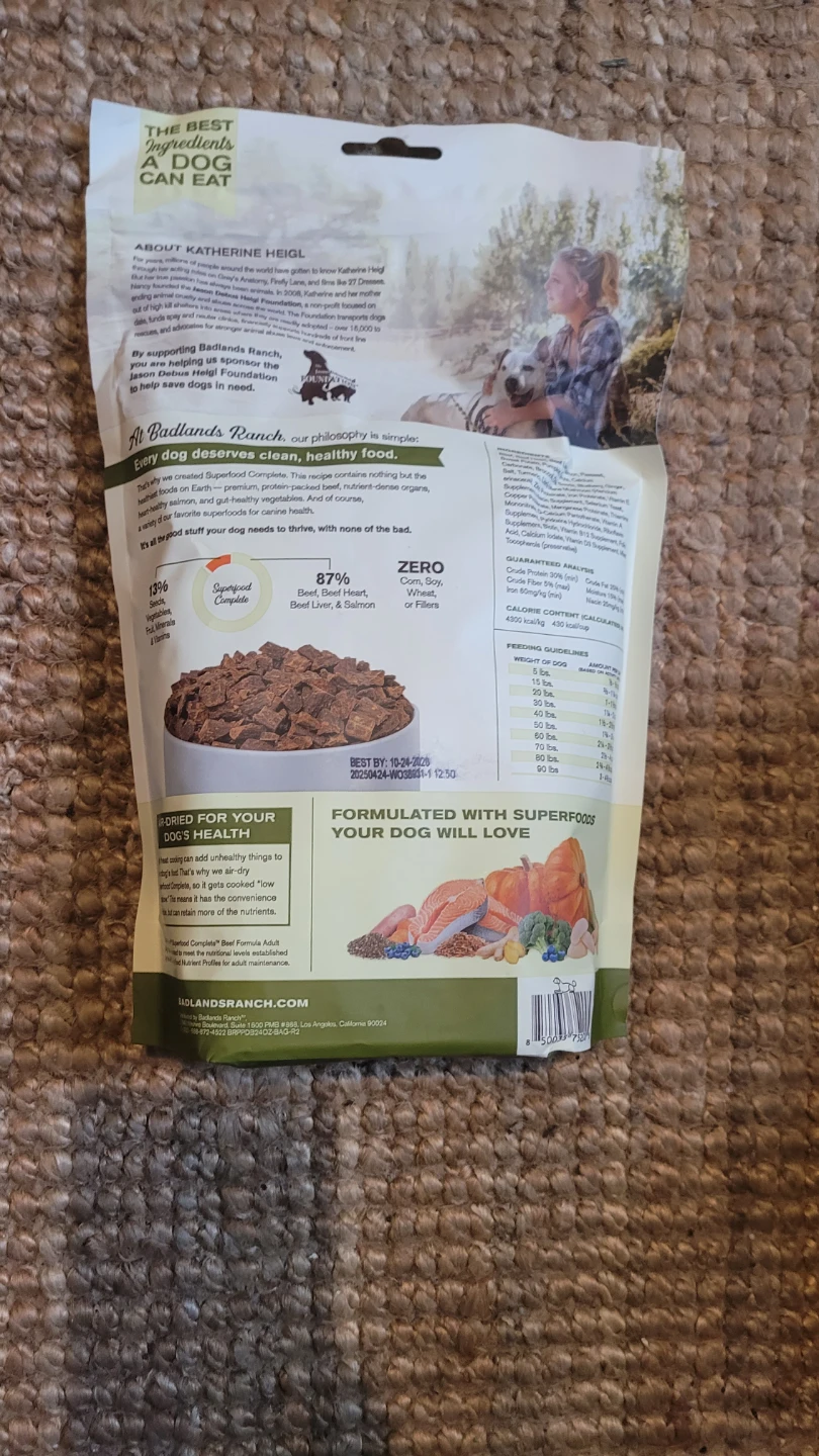 Badlands Ranch Superfood Complete Beef  Adult Dog Food - photo 2