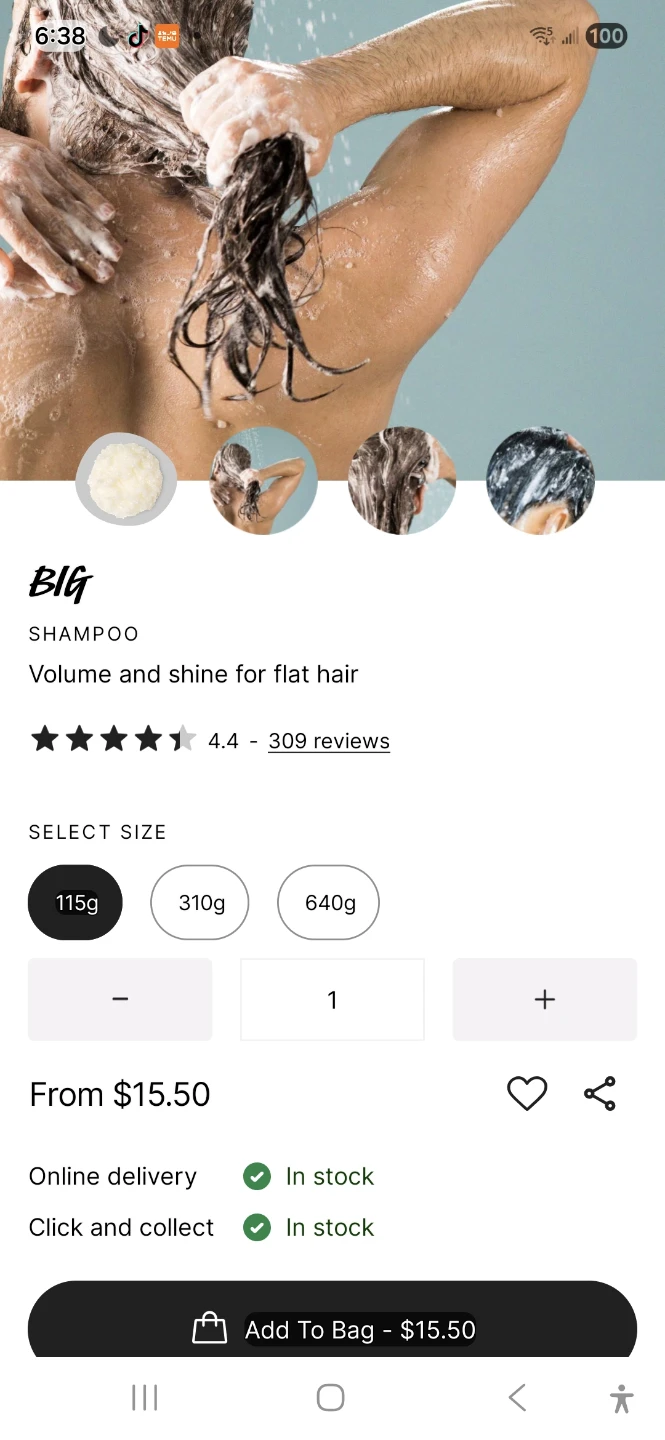 Lush BIG Shampoo 115g