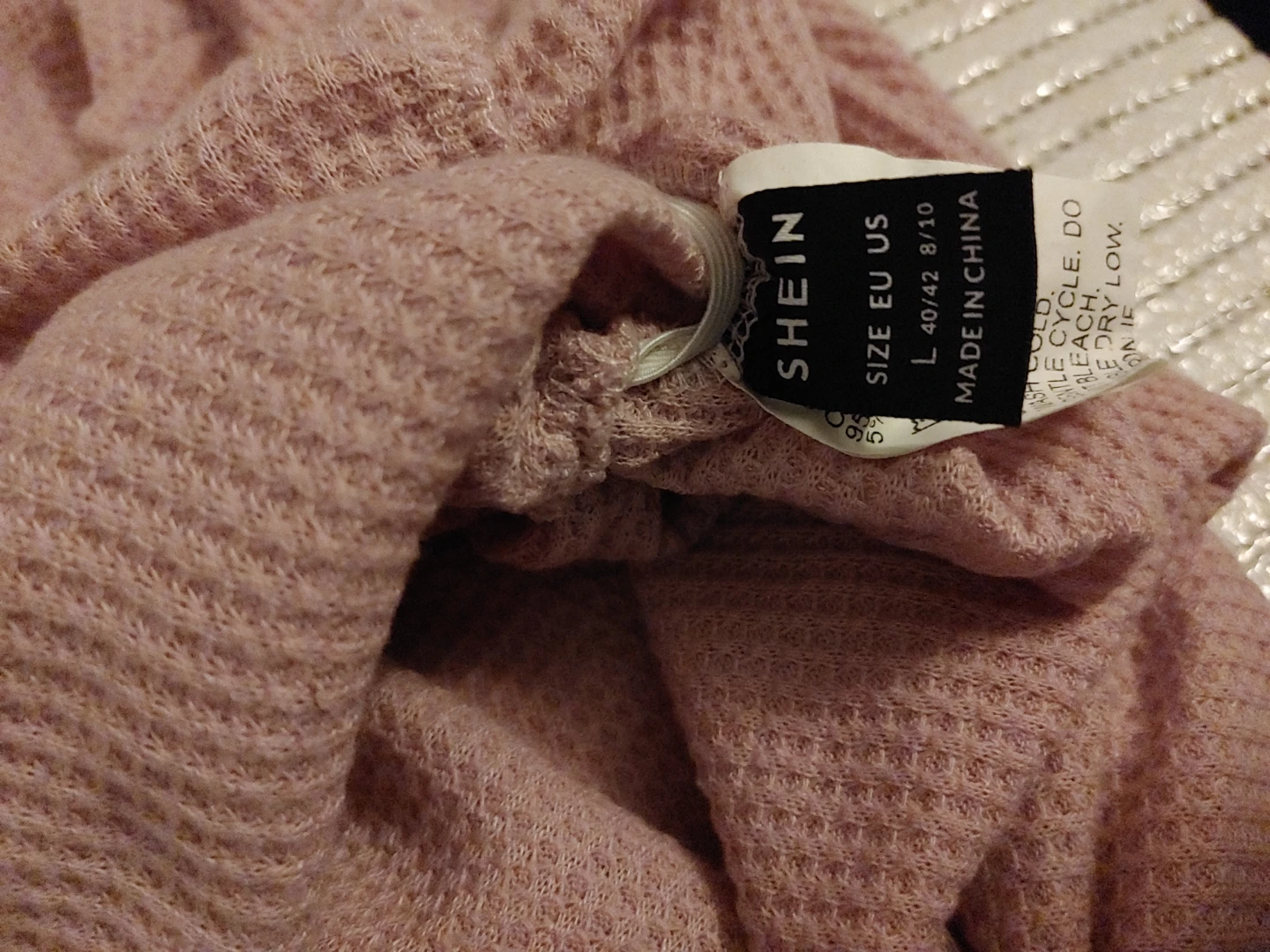 SHEIN Sleeveless Mock Neck Top - Pink - Size L - photo 2
