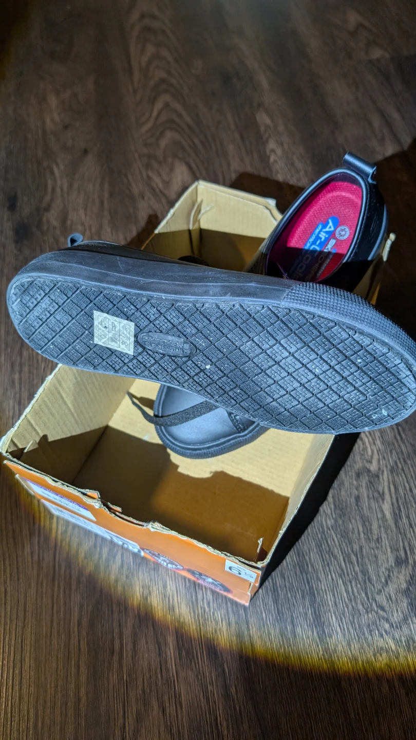 Skechers Air-Cooled Memory Foam Black Sneakers Size 6.5 - photo 3