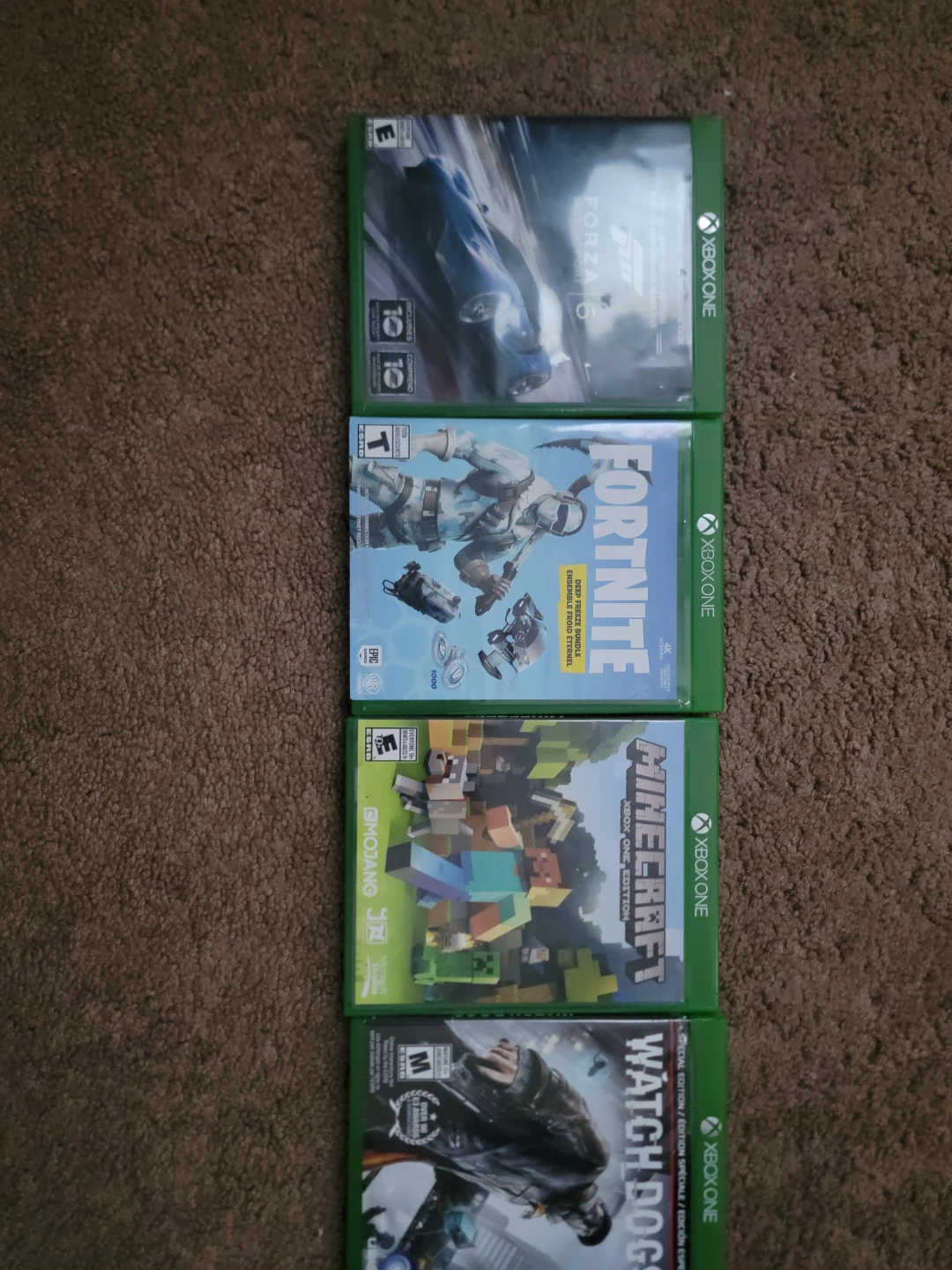 Xbox One Games: Forza 6, Fortnite, Minecraft, Watch Dogs
