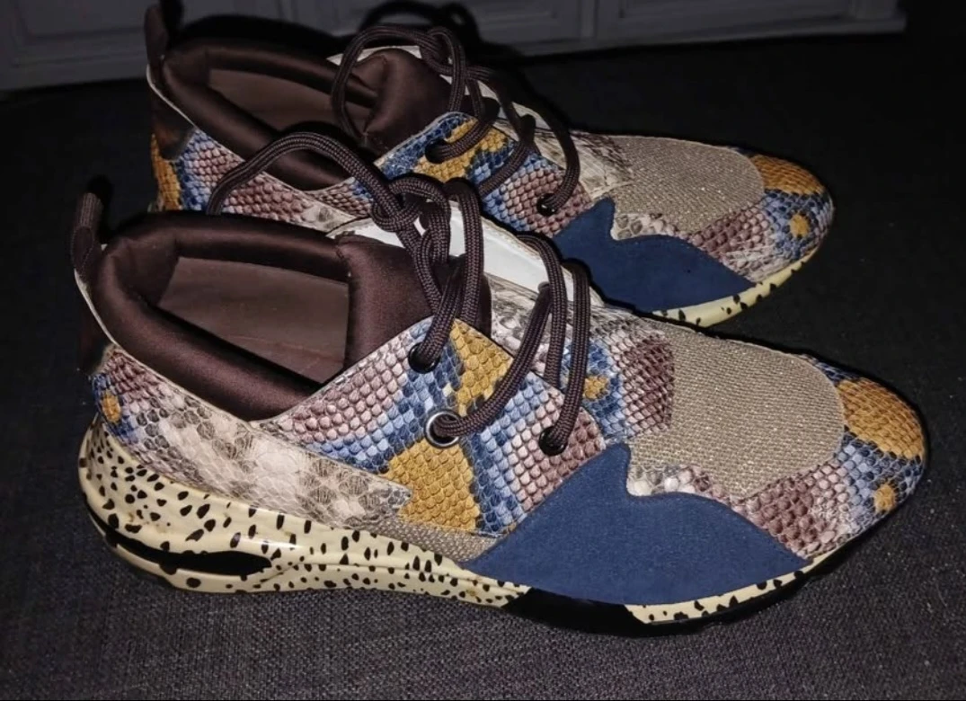 Steve Madden RIDGE Sneakers Snake Print Athletic Sport Shoes - photo 3