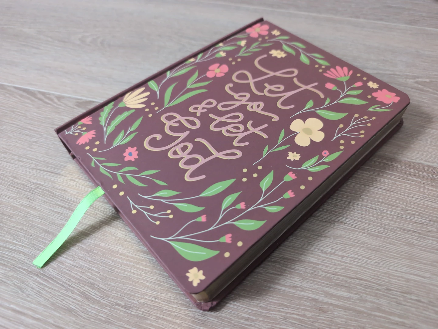 Floral 'Let Go & Let God' Journal 🏆