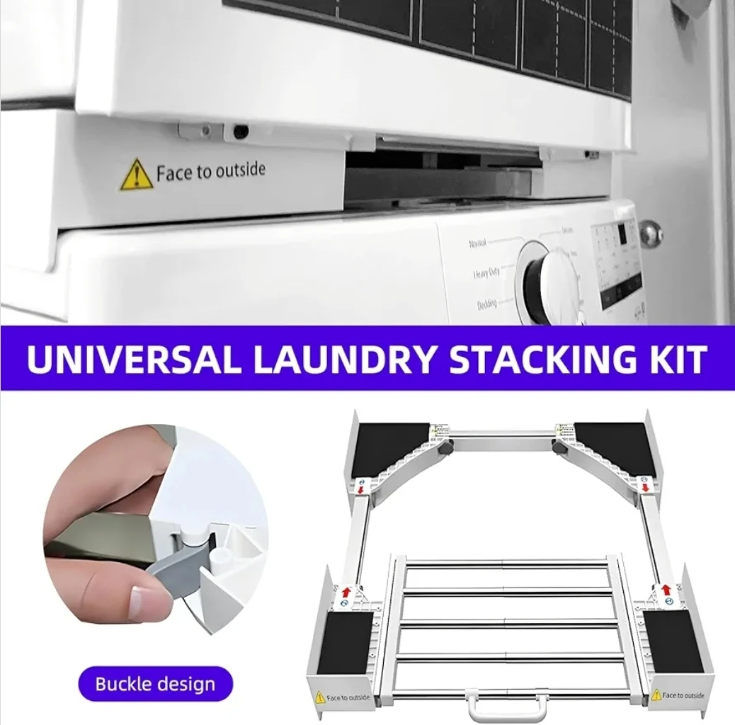 Universal Laundry Stacking Kit with Pull-Out Shelf - photo 5