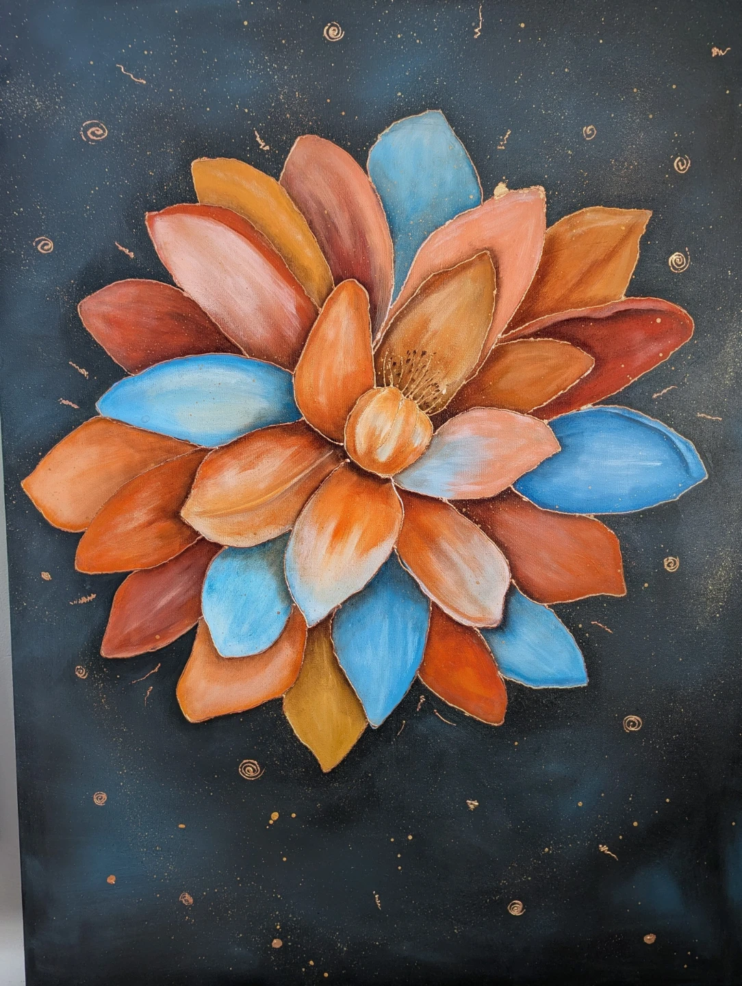 Canvas Wall Art - Abstract Flower