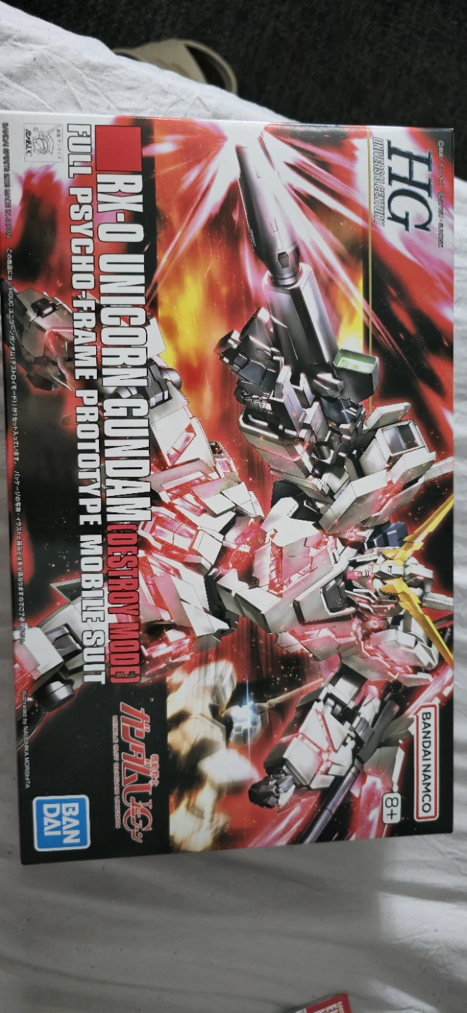 HG RX-0 Unicorn Gundam (Destroy Mode) 1/144 Scale Model Kit - photo 4