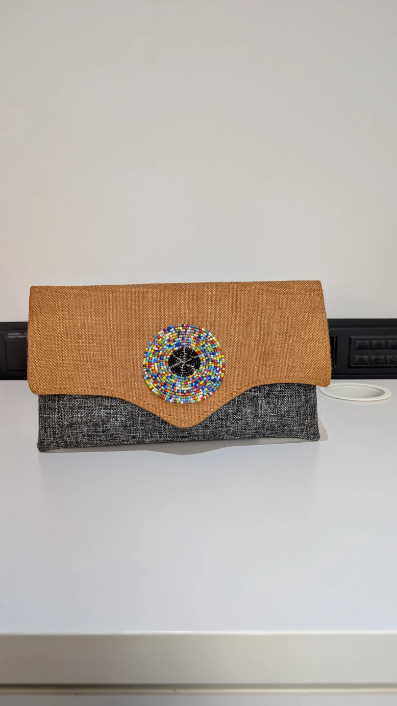 Beaded Clutch Bag