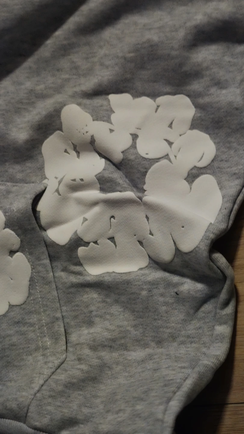 Grey denim tears hoodie - photo 5