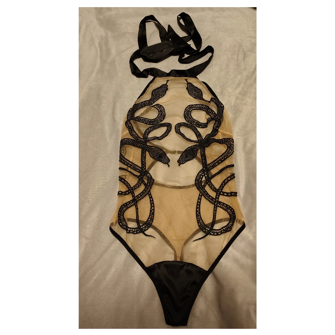 Thistle & Spire Medusa bodysuit - Snake embroidery XS-S