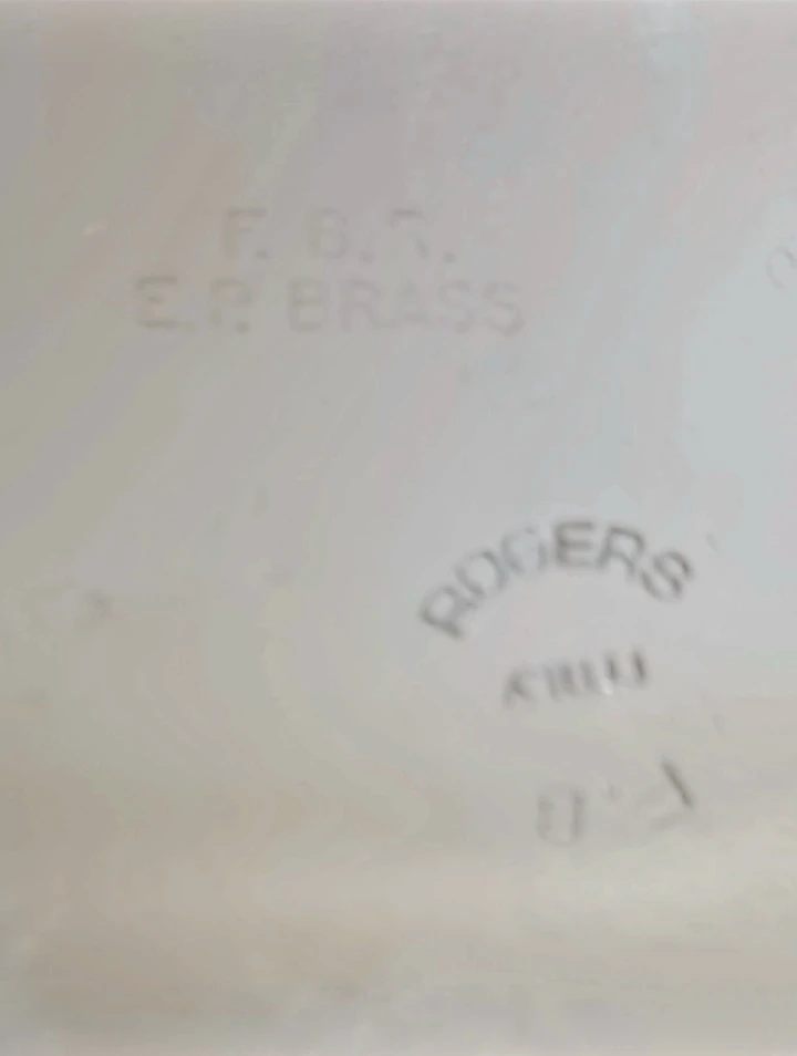Vtg New Italian F.B. Rogers Lotus Centerpiece - photo 4