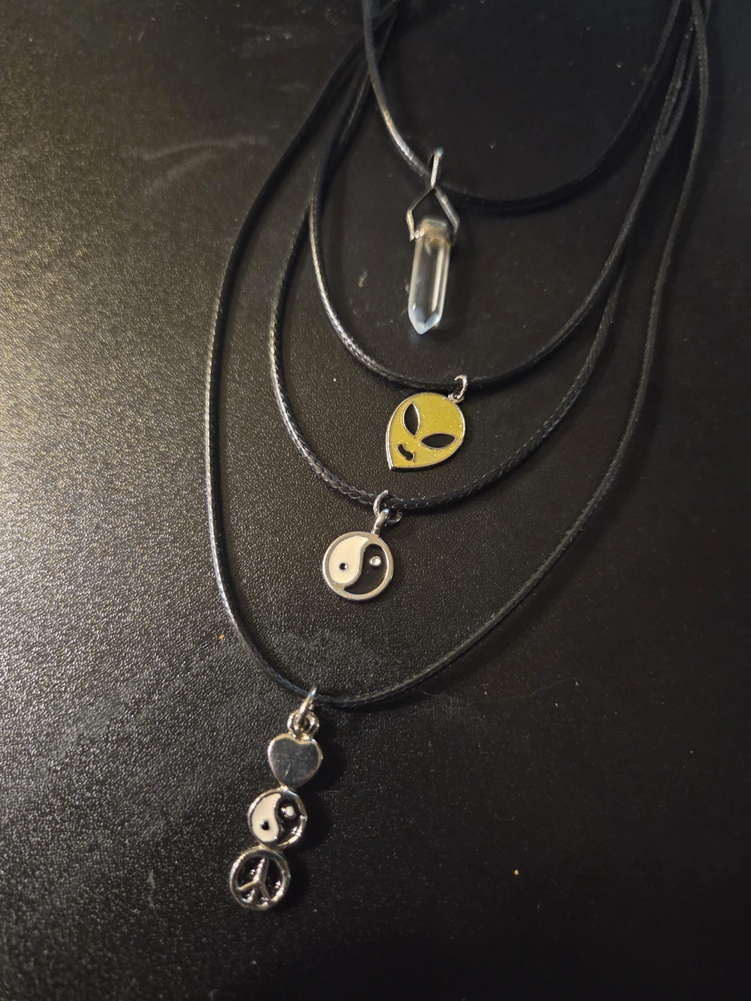Vintage 90s pendant choker necklace - photo 2