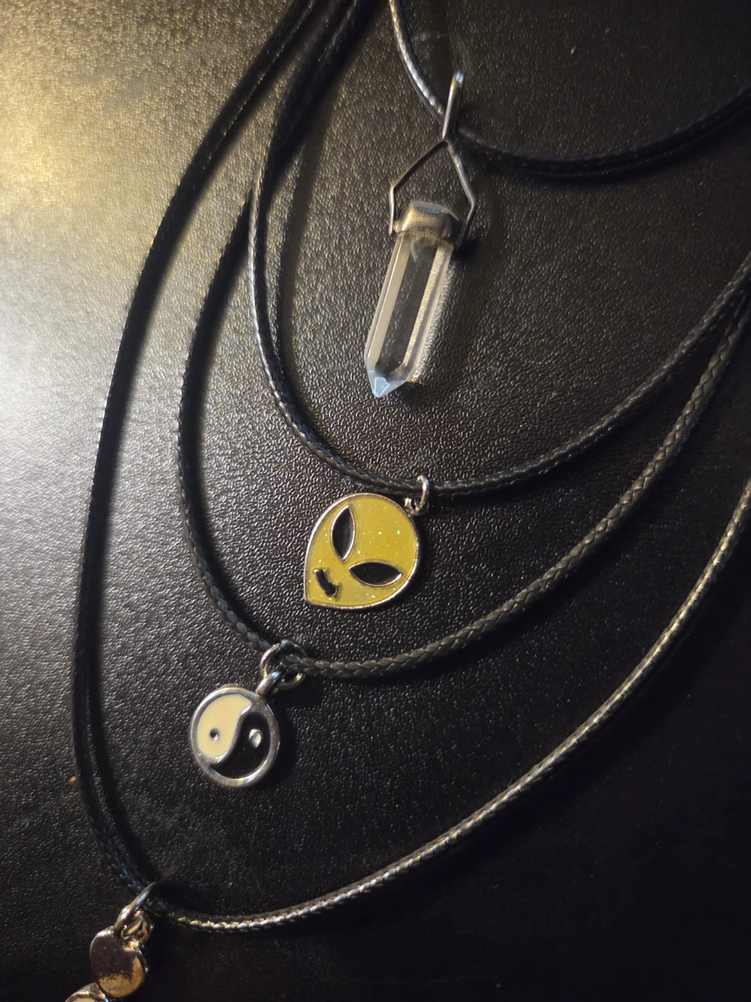 Vintage 90s pendant choker necklace - photo 3