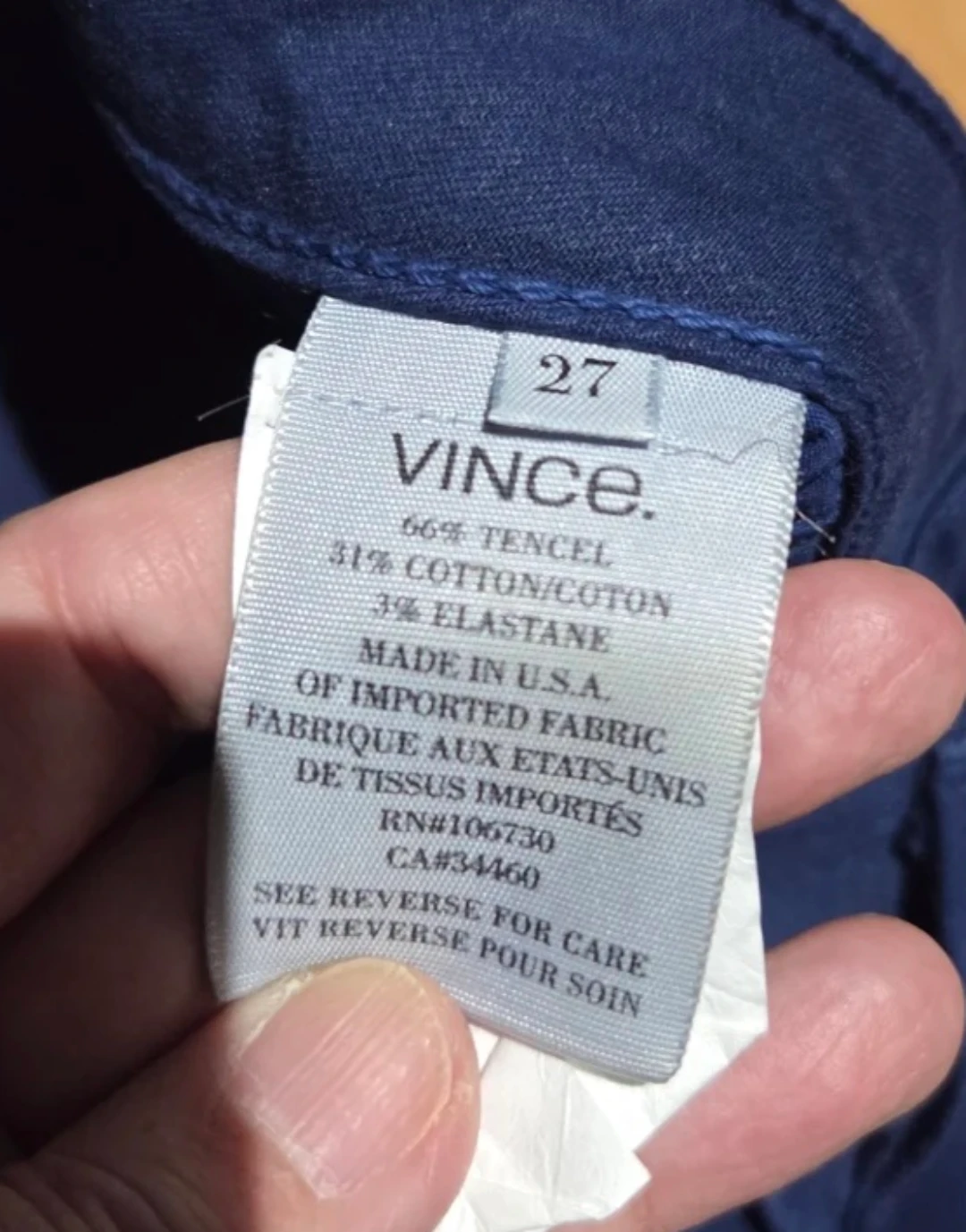 Vince Women's Blue Jeans Size 27 - photo 3