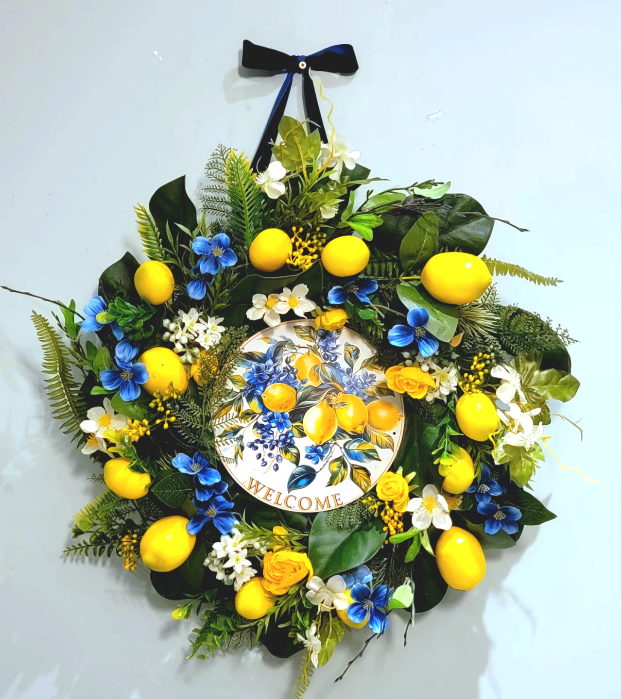 Lemon Welcome Wreath