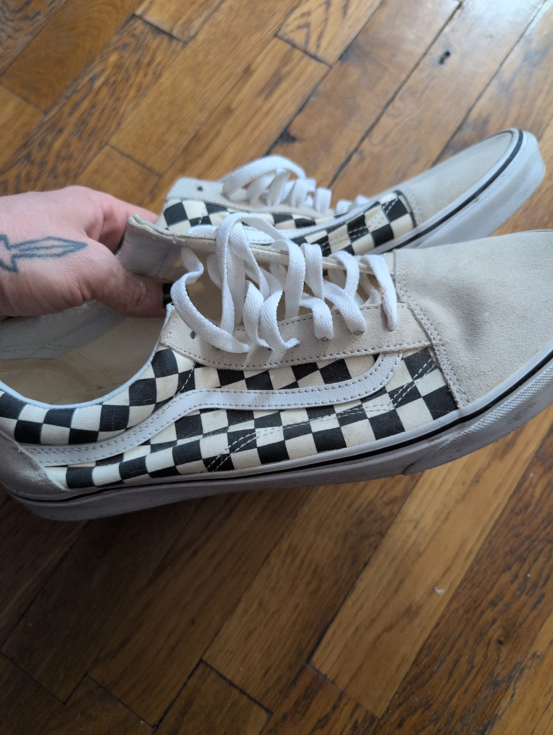 Vans Old Skool Checkerboard Skate Shoes - photo 5