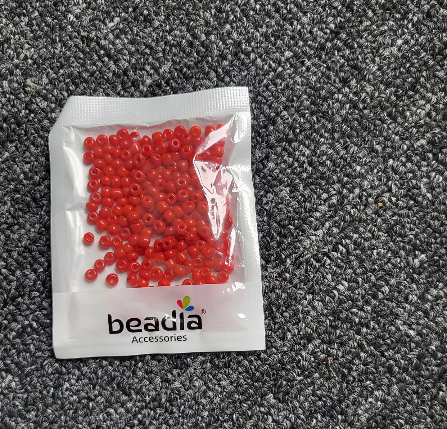 Beadla Red Seed Beads - 4mm 15g 🏆" - photo 3