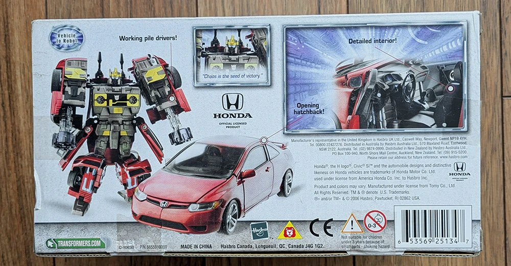 Transformers Alternators "Rumble" - BRAND NEW, SEALED - photo 3