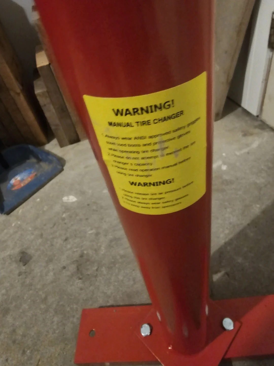 POWER FIST Manual Tire Changer 4 to 16-1/2 in.