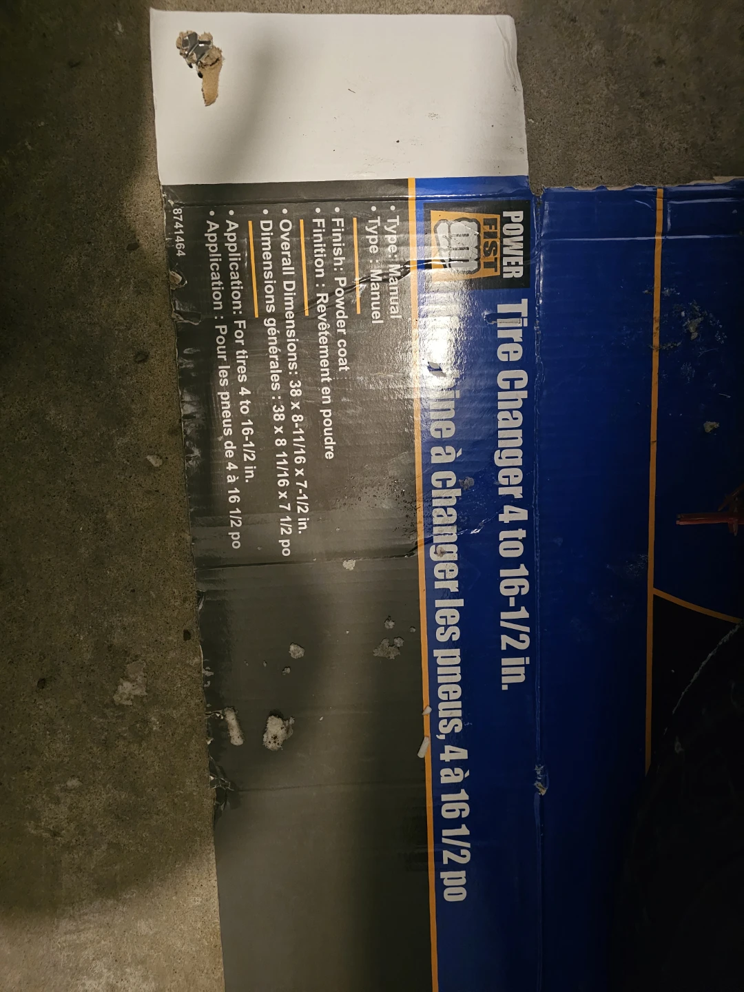 POWER FIST Manual Tire Changer 4 to 16-1/2 in. - photo 3