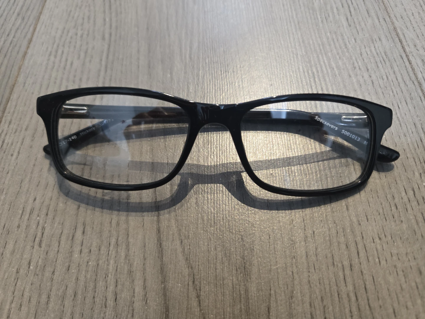 New Specsavers Hickory Glasses Frame- Black