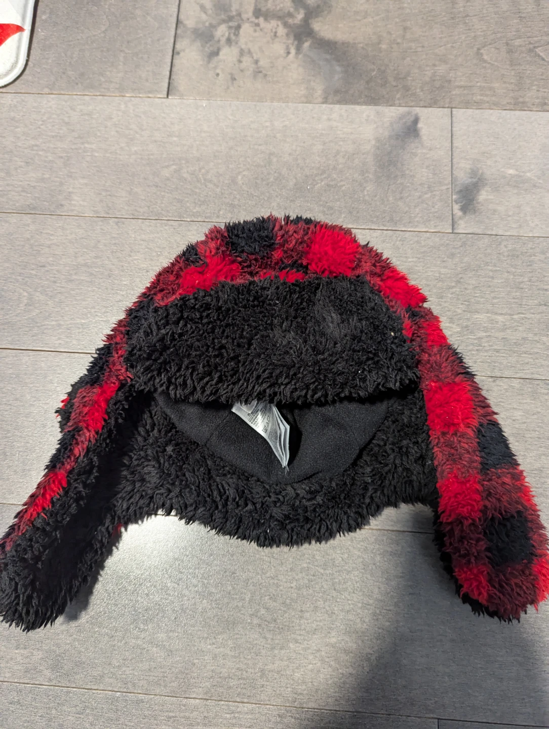 Gap Kids Trapper Hat - Red/Black Plaid 🏆