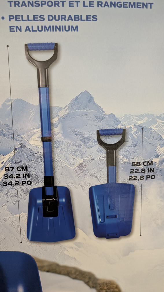 Small Collapsible Metal Snow Shovel - photo 3