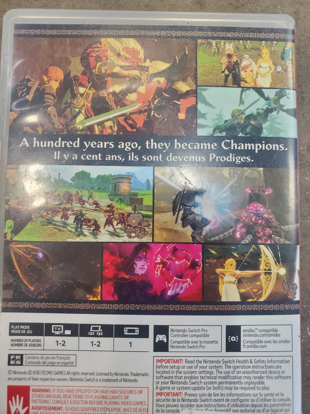 Nintendo Switch Hyrule Warriors: Age of Calamity Game - photo 2