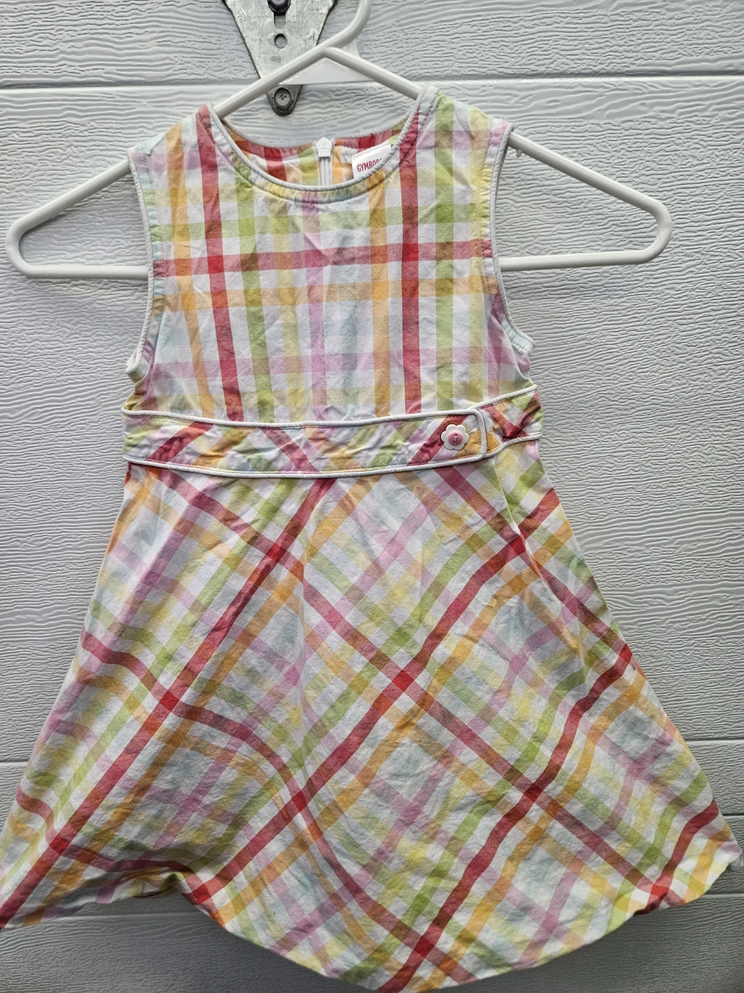 Gymboree Plaid Cotton Dress Size 5