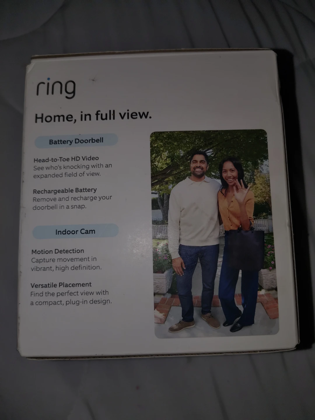 Ring Battery Doorbell and Indoor Cam HD Video - photo 2