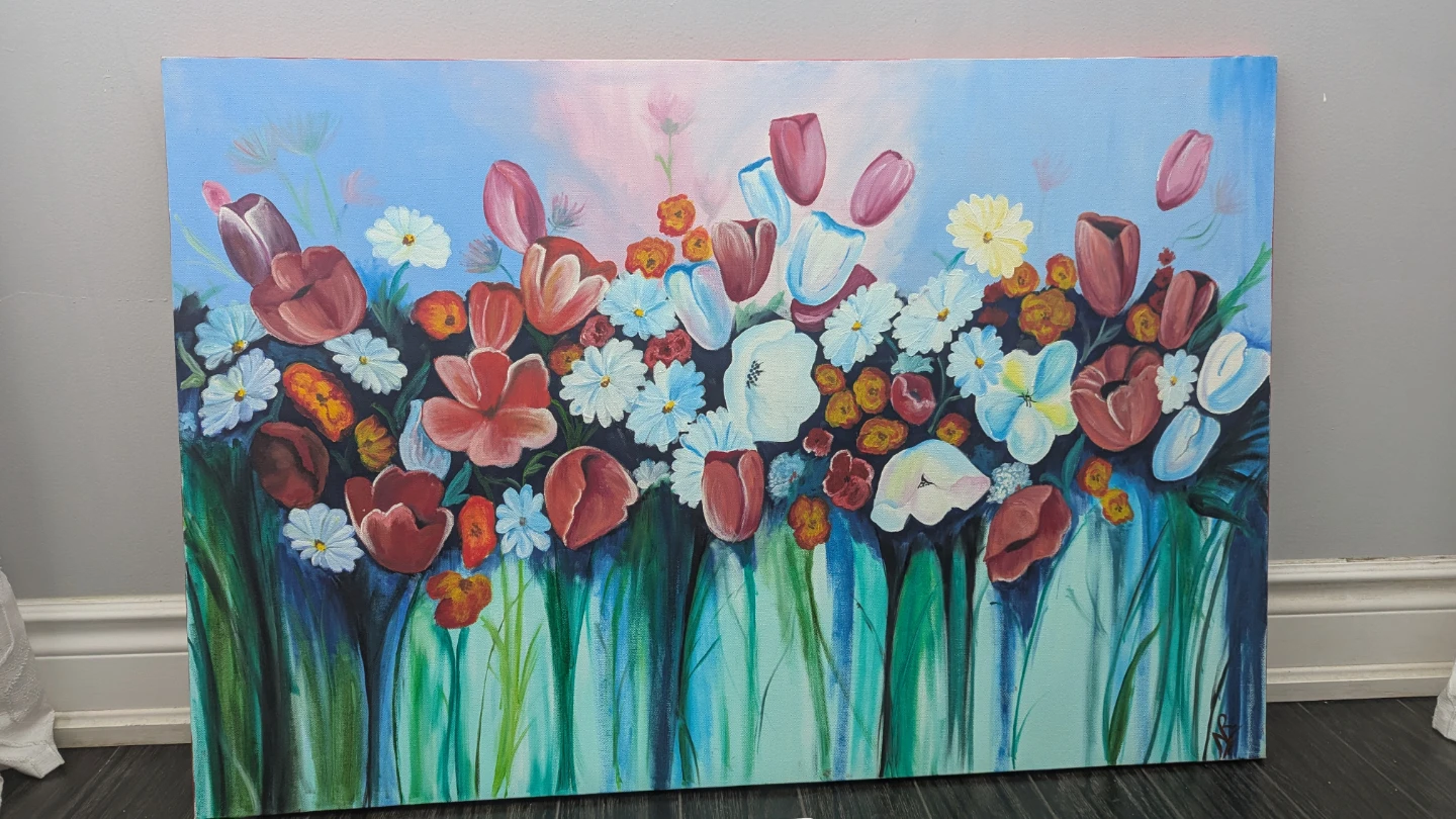 Original Floral oil Painting