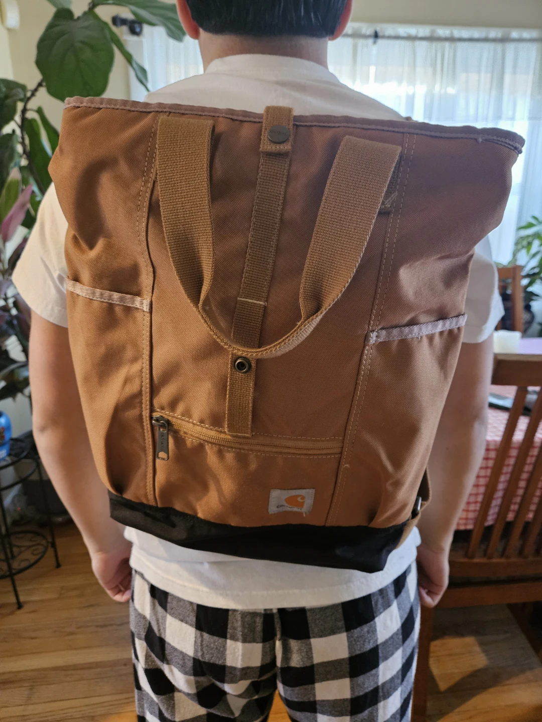 Carhartt Brown Canvas Tote Backpack - photo 3