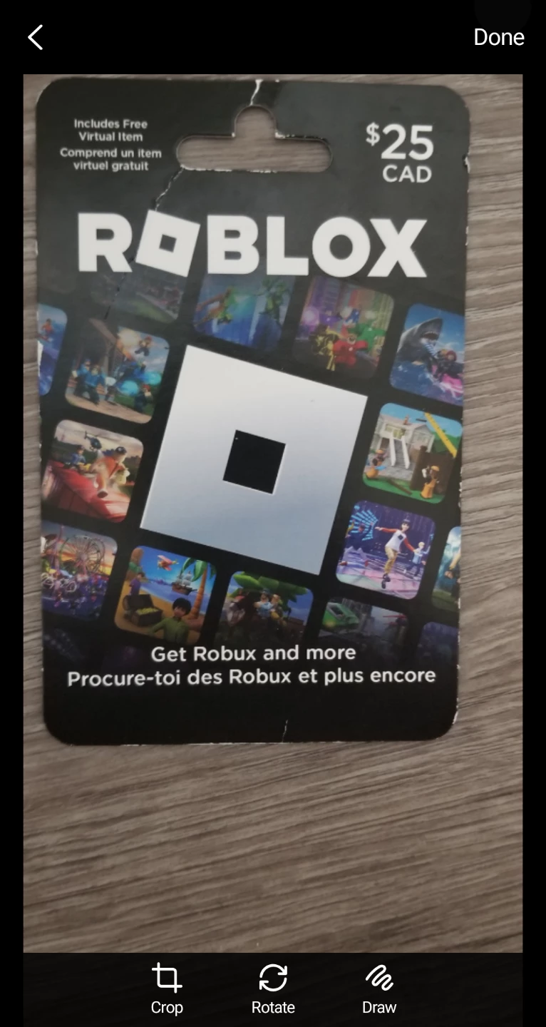 $25 CAD Roblox Gift Card
