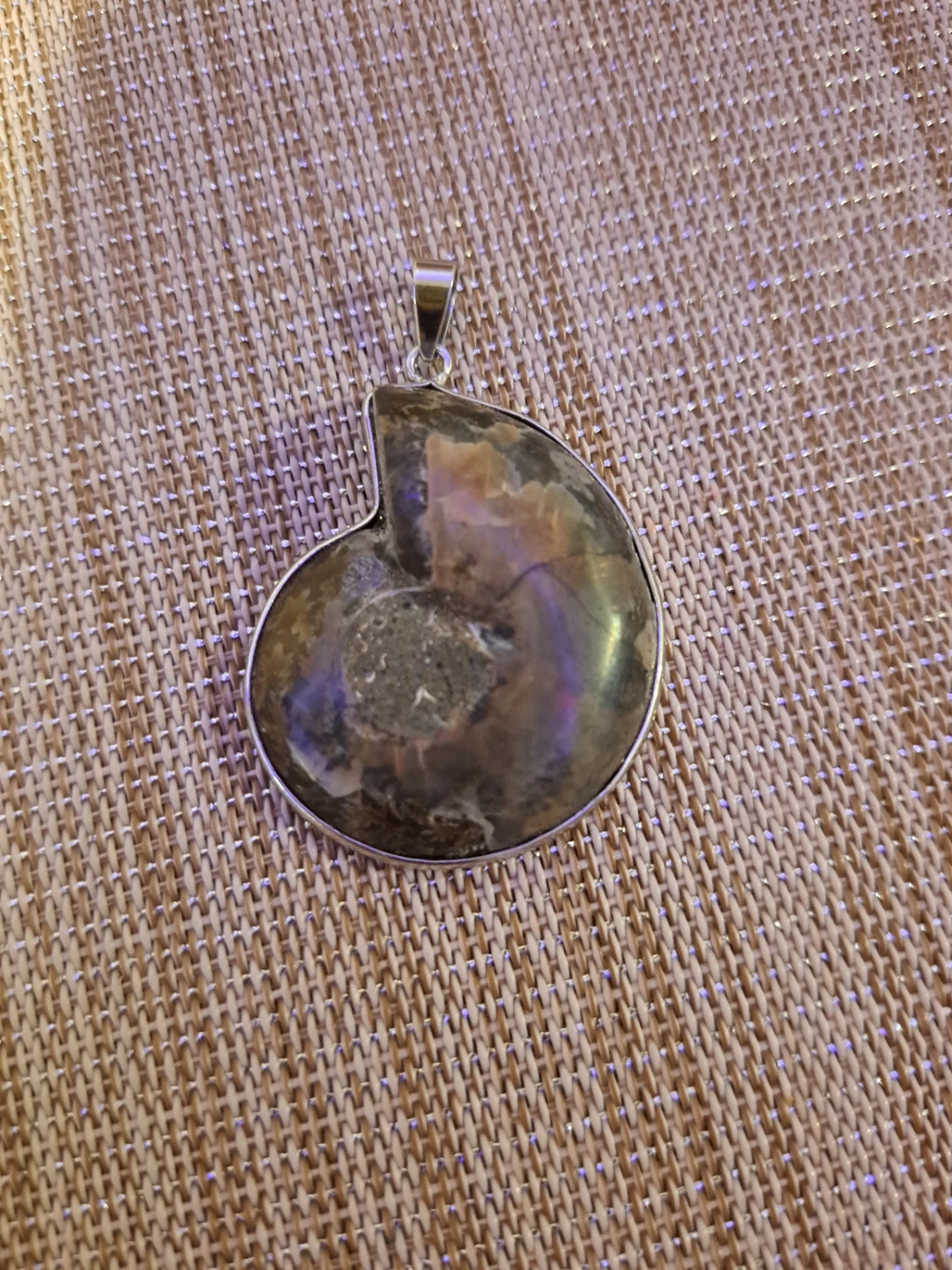 Ammonite Fossil Pendant - photo 3
