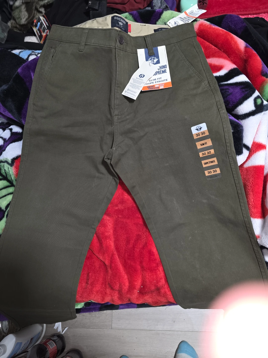 Dockers Slim Fit Supreme Chinos - Khaki - 30x30