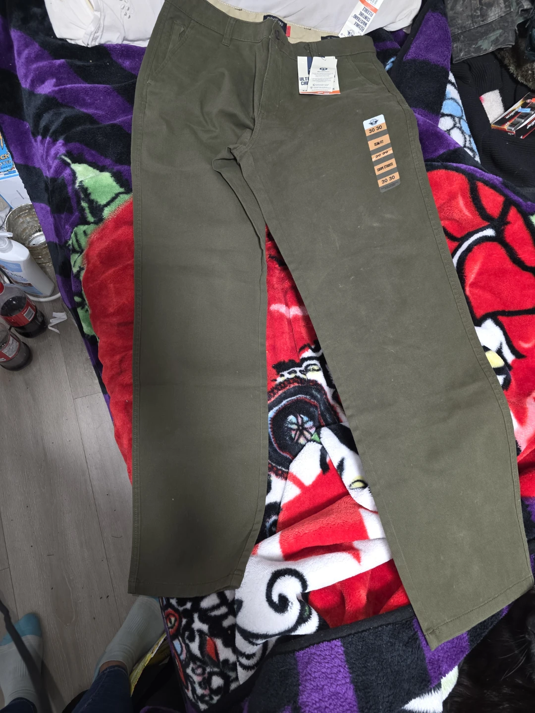 Dockers Slim Fit Supreme Chinos - Khaki - 30x30 - photo 2