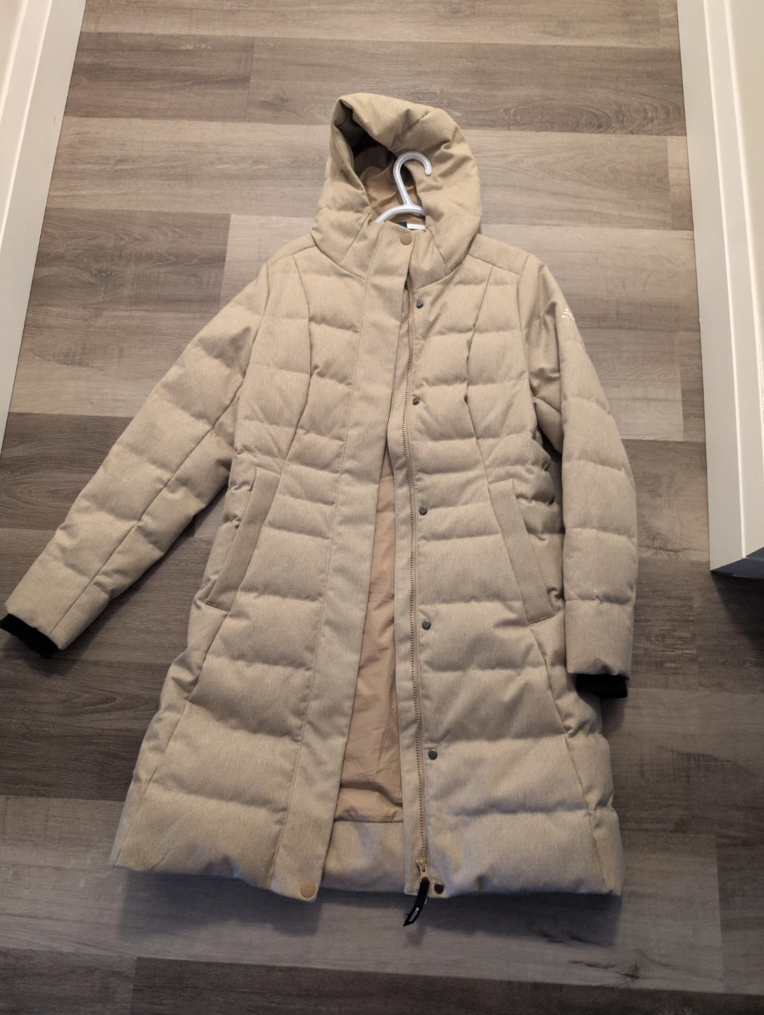 Woods Women's Down Filled Parka - Beige